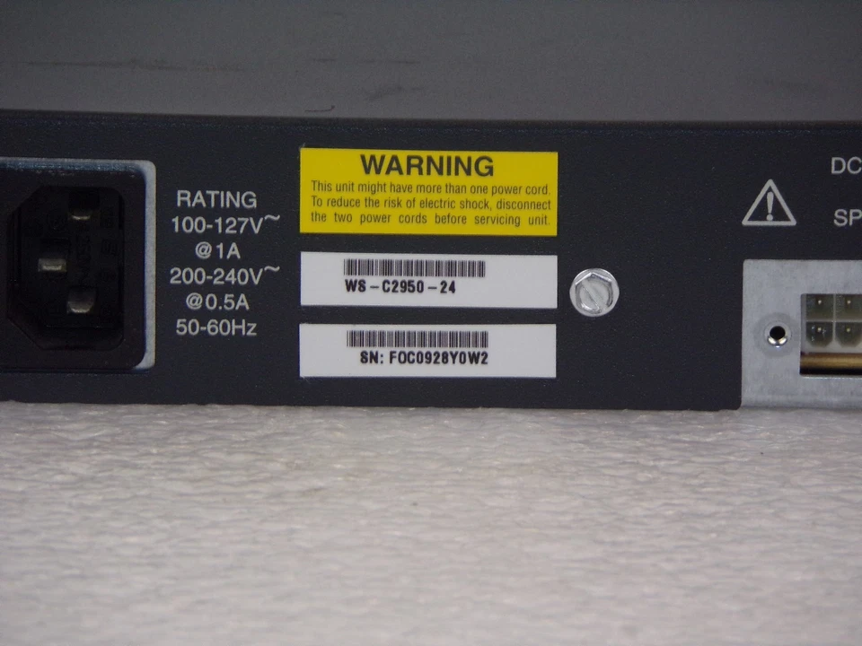 Cisco Catalyst 2950-24 Managed Switch - 24 Ethernet Ports Used - Image 4 of 4