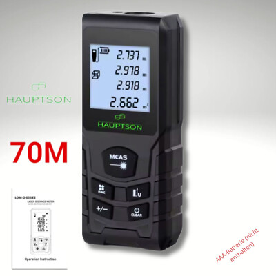 Hauptson 70 Meter Laser Entfernungsmesser Tragbare Digitale Entfernungsmessung