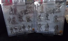 CONTE CONFEDERATE Army JACKSON16 FIG Plastic Set 1 MINT in bags