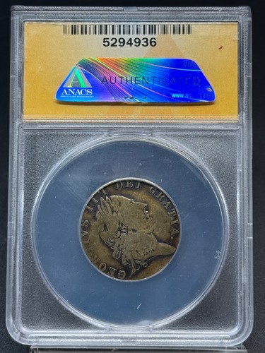 1860 GREAT BRITAIN GEORGE III Spade Guinea Hudsons Bay Company ANACS XF 40 - 第 3/4 張圖片
