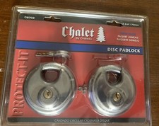 Chalet by Chateau Self Storage C8702 C870-2 Twin Pack Padlocks Locks MIP Lot