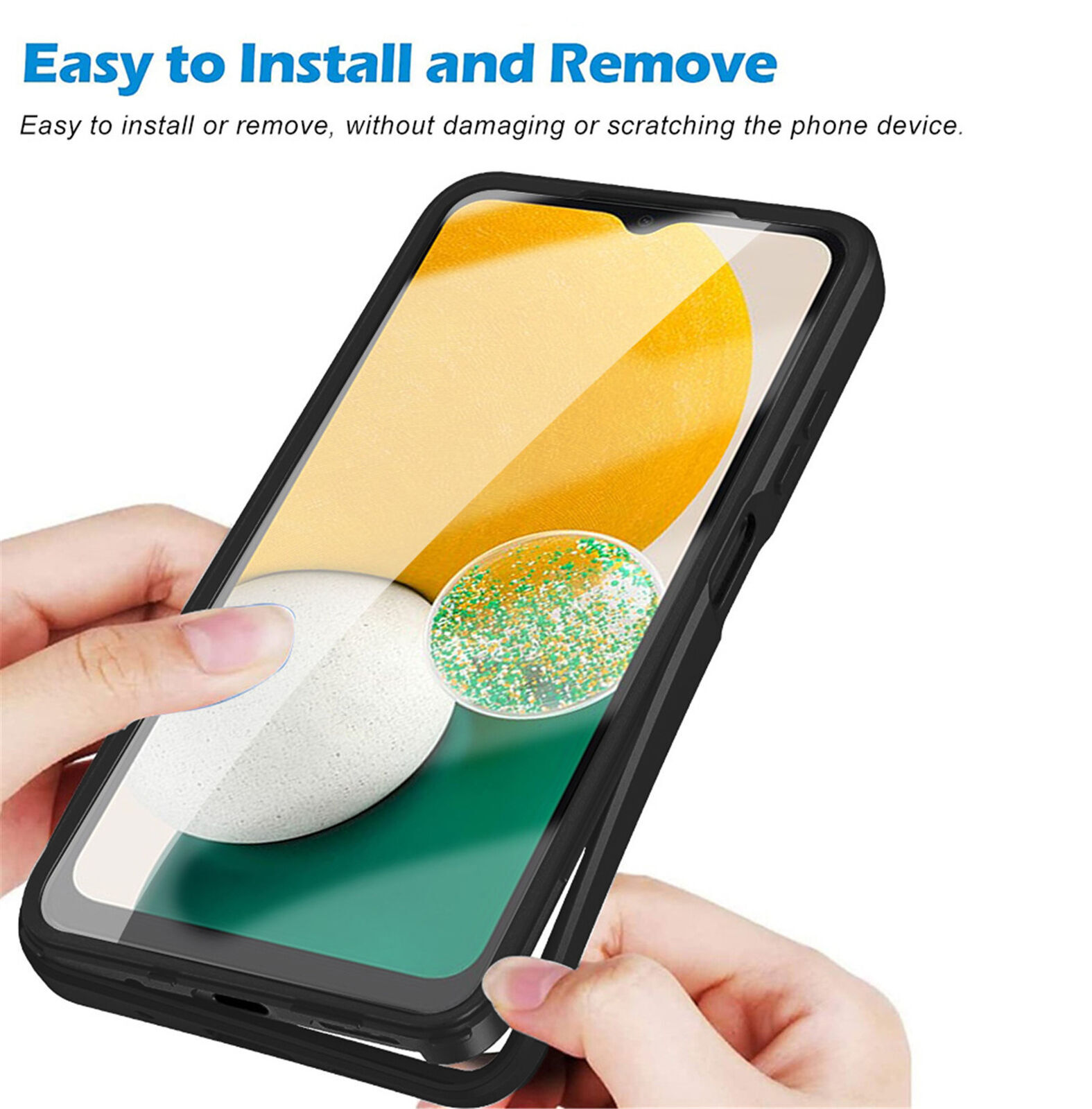 360 Grad Hülle für Samsung Galaxy A13 5G A04A04s Handyhülle mit Displayschutz