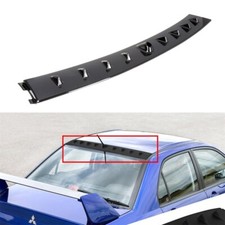 For 03-07 Lancer Evo 8 9 Vortex Generator Shark Fin Spoiler Roof Wing Black Abs