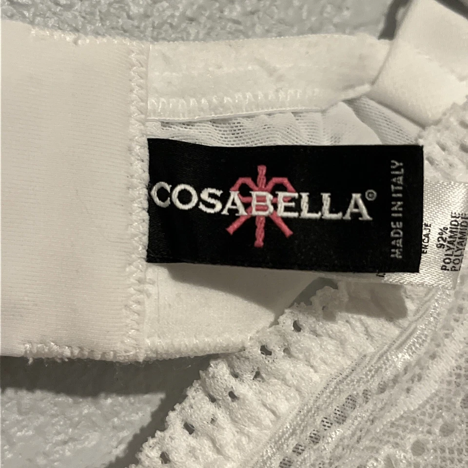 Sujetador Bralette Cosabella Dolce1310 Mujer Blanco Dolce Curvy Sin Alambres Talla XL Foto 3 de 4