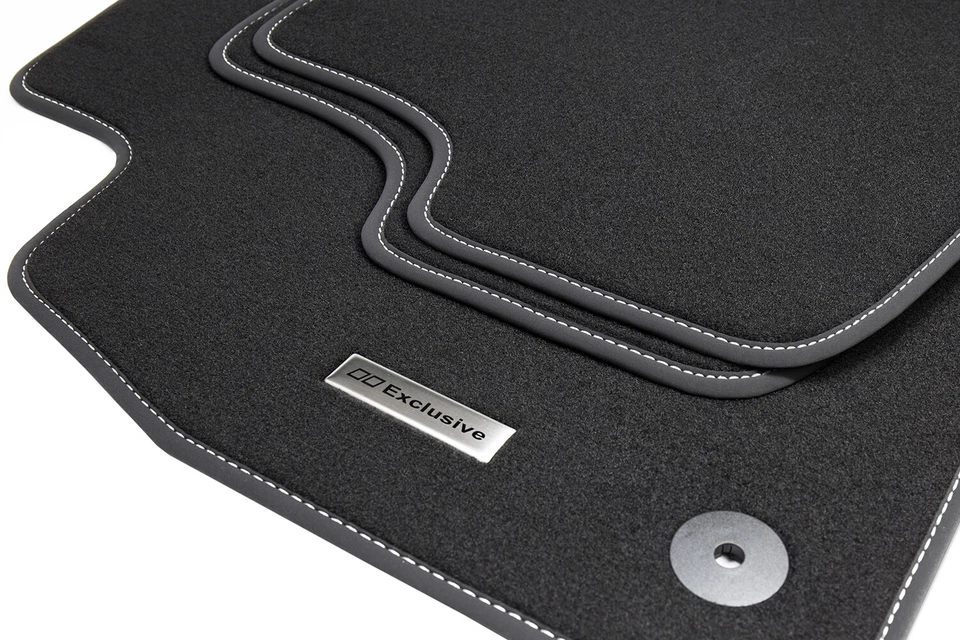 Floor mats stainless steel logo for Audi A6 4G C7 Avant estate sedan from manufacturing years 2011-2018 - Image 2 of 4