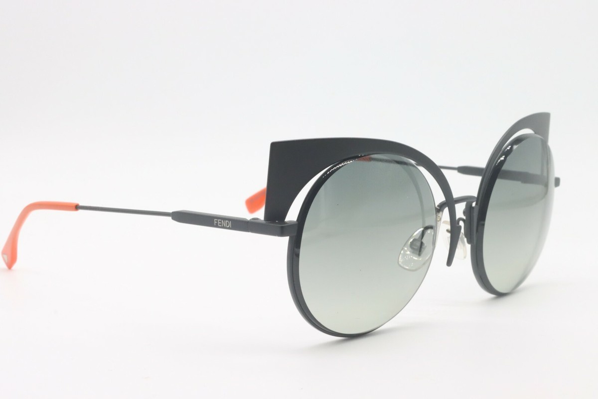 Brand New Authentic Fendi FF 0247/S Sun-Glasses . Black Fendi FF FE40117I Rectangle Sunglasses | Fashion Eyewear main image 3