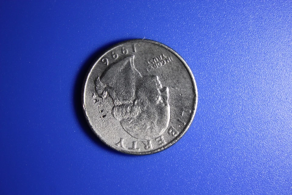 1996-P Washington Quarter Error Struck Through Grease  Bu (U3) - Image 3 of 4