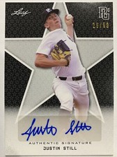 2020 LEAF PG NATIONAL SHOWCASE JUSTIN STILL BLACK AUTO 27/50