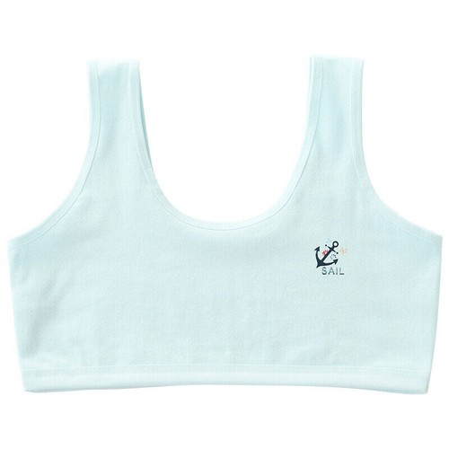 4 Pcs Girls Training Bra Kids Vest Teenage Underwear Children Bras Sports 8-12Y - Picture 5 of 12