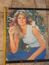 1977 FARRAH FAWCETT POSTER, 20" x 28", PRO ARTS Damaged 