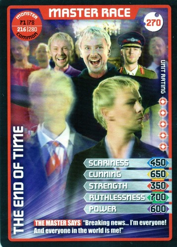 Doctor Who Monster Extreme Individual Trading Cards - Picture 60 of 131