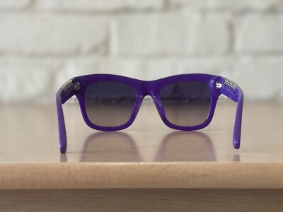 Stella McCartney SC0011SA 009 49:21 140 Purple Unisex Sunglasses Made in Italy Stella McCartney SC0011SA 009 49:21 140 Purple Unisex  main image 4