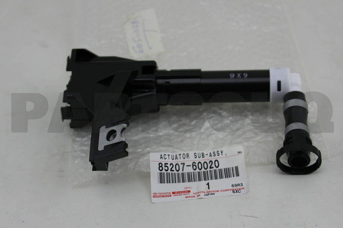 ネイル 8520760020 Genuine Toyota ACTUATOR SUB-ASSY, HEADLAMP WASHER, RH