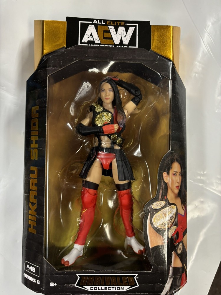 AEW Unrivaled Collection Hikaru Shida Action Figure Series 6 #48 New Toy