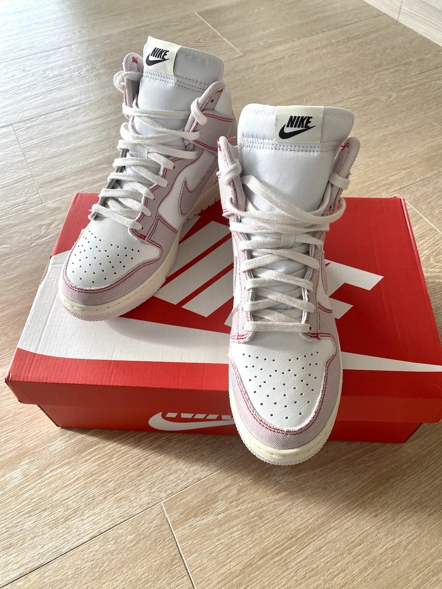 nike dunk high rebel white beige
