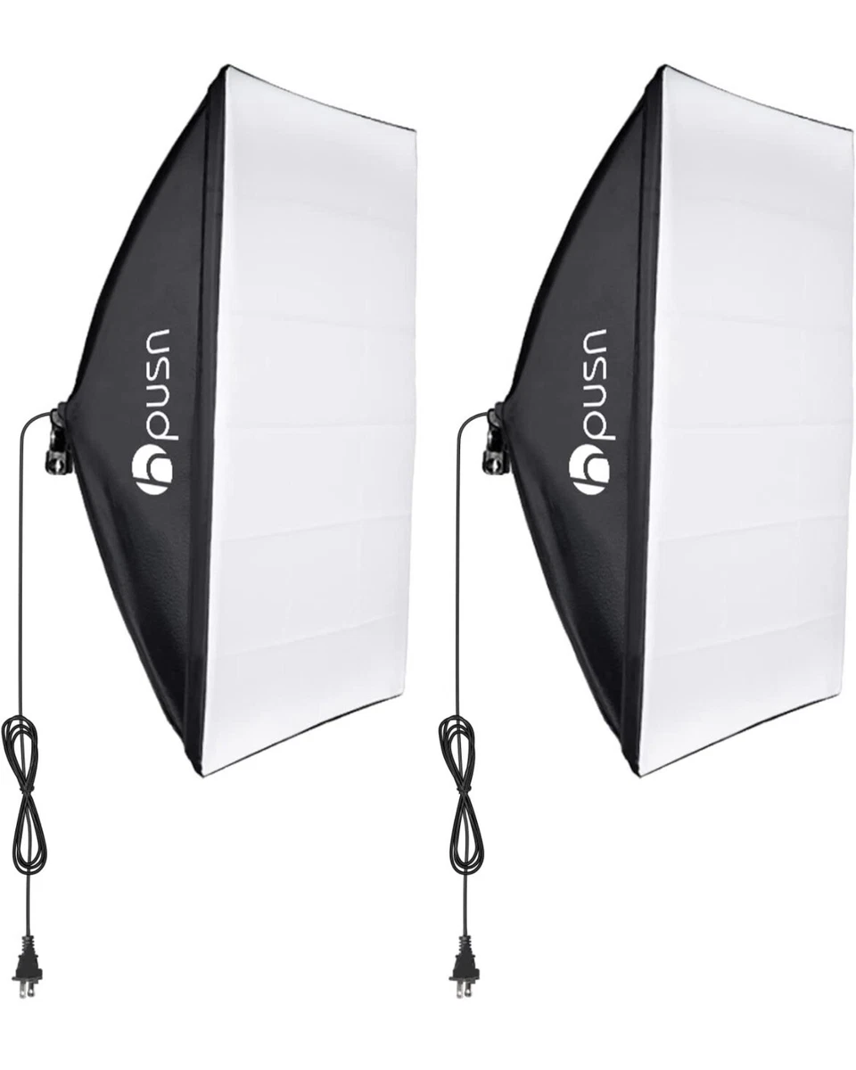 HPUSN Softbox Lighting Kit Professional Studio Photography