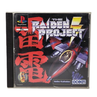The Raiden Project PS1 - Sony Playstation Spiel - PAL - mit Anleitung