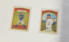 2021 Topps Heritage Bo Bichette #293 & Bo Bichette In Action #294 Blue Jays