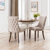 Lux Grey/Beige/Blue/Black Velvet Kitchen Dining Chairs Set Bedroom Office Chairs