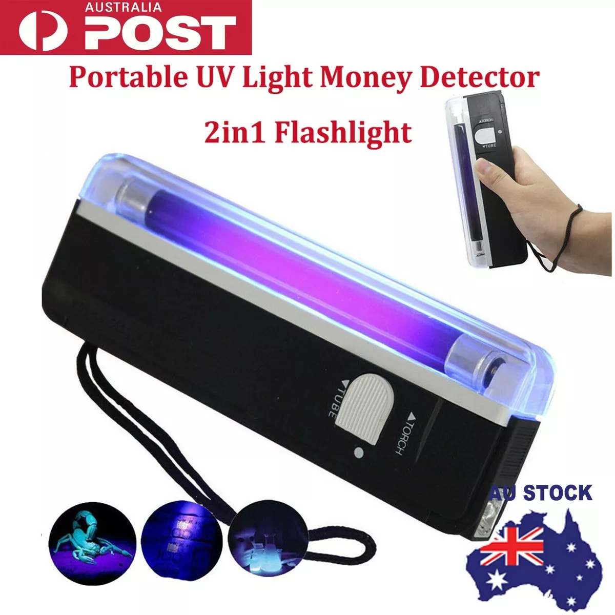 Handheld blacklight sales flashlight