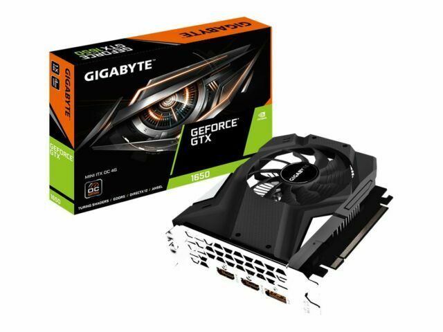 GTX 1650　OC 4GB GDDR5 GIGABYTE GeForce GTX 1650 MINI ITX OC 4GB GDDR5 PCI Express 3.0