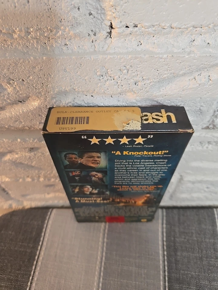 Crash VHS 2004 (ex-alquiler) Sandra Bullock Matt Dillon Don Cheadle Ludacris Foto 3 de 4