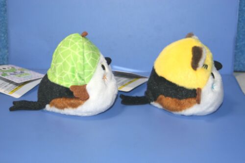 Juego de 2 muñecos de peluche Shimaenaga Gotochi Dango Hokkaido melón y zorro del norte Sanei - Imagen 7 de 11
