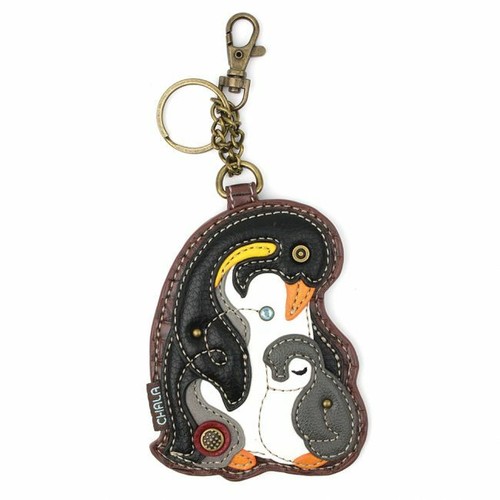 New Chala Patch Crossbody Messenger Bag Canvas Denim Blue 2 PENGUINS Mom & Baby - Picture 6 of 7