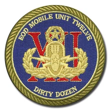 US Navy EOD Mobile Unit Twelve - EODMU TWELVE patch  L148