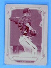 Dean Deetz Astros 1/1 2019 Bowman Sterling Rookie Printing Plates Magenta 101568