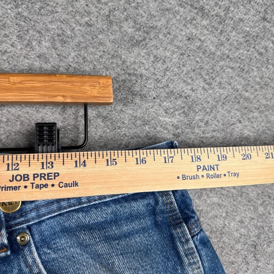 Key Jeans Mens 36x30 (34x30) Blue Denim Double Knee Logger Carpenter Distressed - Image 4 of 4