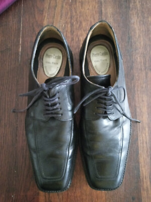 PIERRE CARDIN Schuhe Gr 41 Leder schwarz