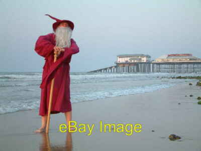 Photo 6x4 After the Cromer Carnival at Cromer Pier A tired Wizard (from a c2003