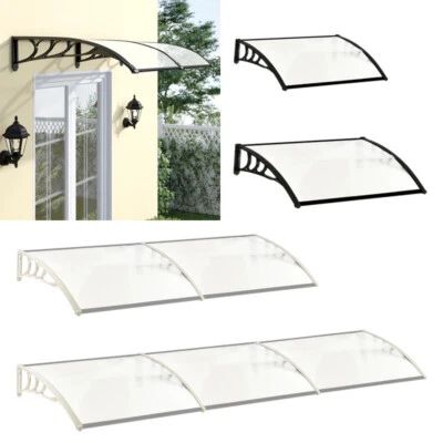 BEST-FURNITUREUK Door Canopy Roof Awning Shelter Porch Front Back Outdoor Patio Window Rain Cover