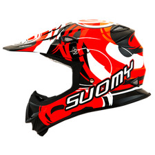 CASCO SUOMY MR JUMP VORTEX ROSSO MX - TIMBRO ORO ACU OMOLOGATO - SU/MR-VO-ROSSO