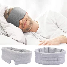 Women Men Cotton Eye Mask Handmade Blindfold Travel Adjustable Sleeping Mask US