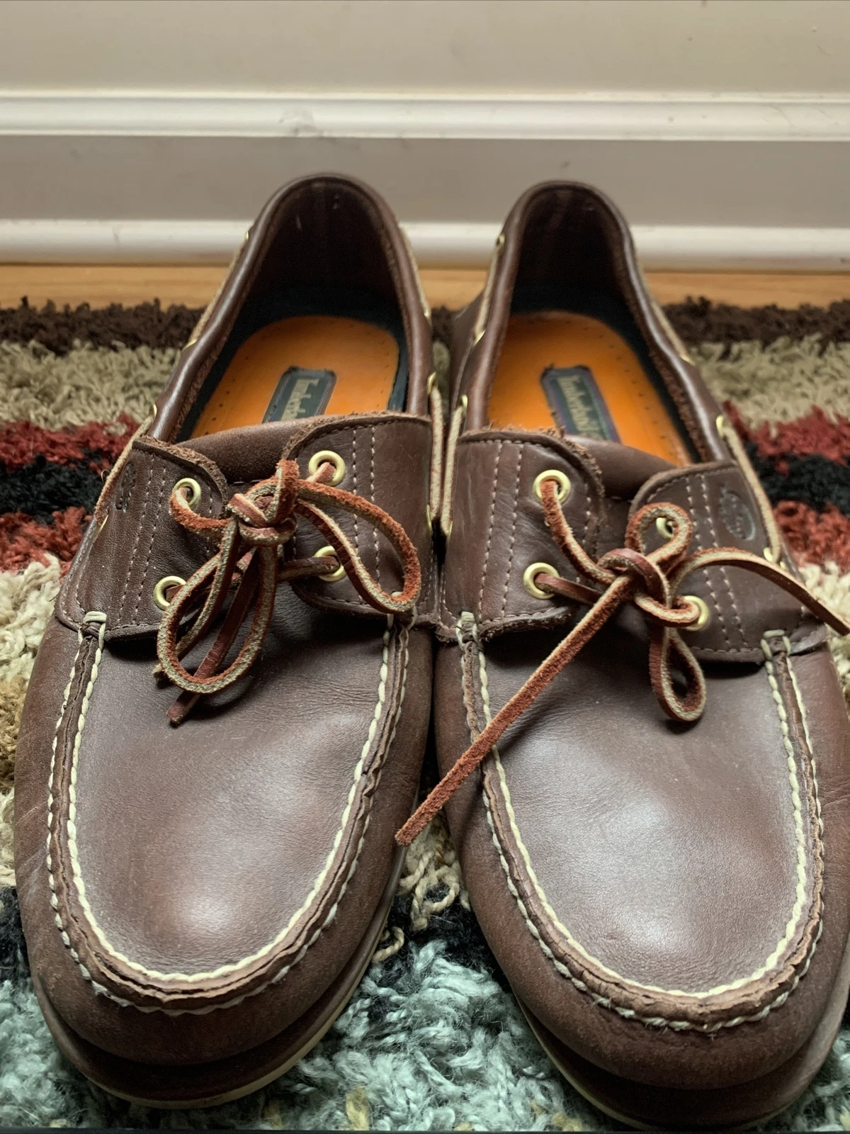 timberland scarpe uomo mocassino casual pelle marrone