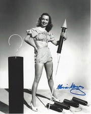 ACTRESS GLORIA HENRY SIGNED DENNIS THE MENACE 8x10 PHOTO B w/COA AIR HOSTESS