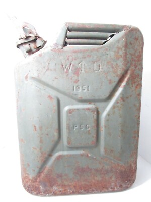 Kraftstoff 4368 ドイツ軍燃料缶 5L 物入れ ヴィンテージ ORIGINAL WW2 GERMAN ARMY JERRYCAN KRAFTSTOFF FUEL CANISTER