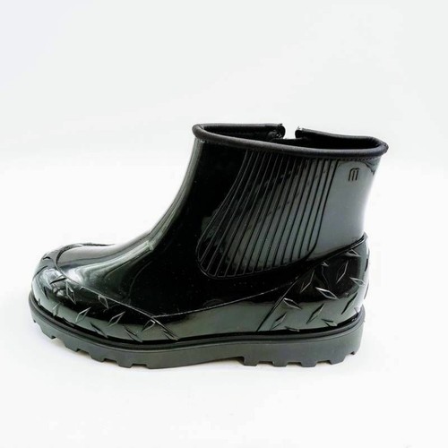 Melissa Womens Fusion Rain Boots Black 