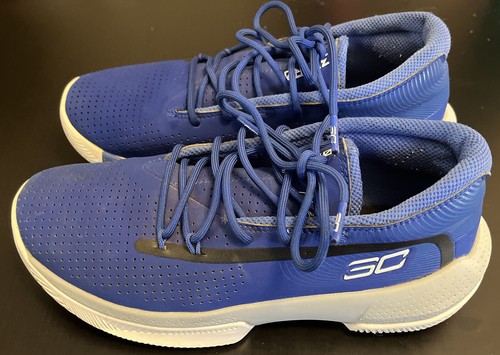 Youth Sneaker Size 6Y Steph Curry Blue 