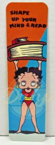 Marcador de lectura Betty Boop Shape Up Your Mind de colección 1988 SPK39 - Imagen 1 de 3
