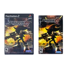 Shadow the Hedgehog PS2 PlayStation 2 Black Label Case and Manual ONLY, NO GAME