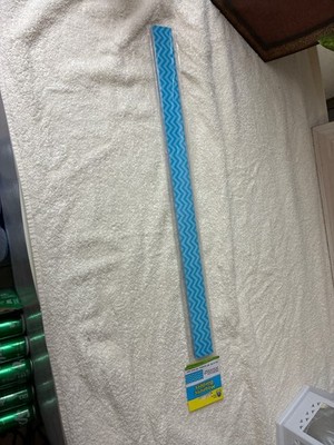 Teacher Created Resources Magnetic Straight Border 1.5'' x 24'  Aqua Chevron