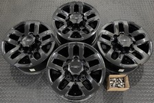 Chevy Silverado Black 18" 2500 3500 OEM Factory Wheels TPMS Rims GMC Sierra 5709