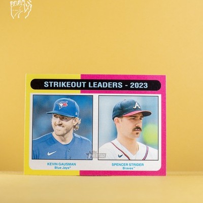 2023 Topps Heritage Kevin Gausman Spencer Strider Blue Jays 312 Near Mint/Mint