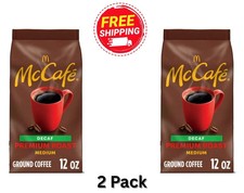 2 Pack  McCafe Premium Roast Decaf, Medium Roast, Ground Coffee, 12 oz