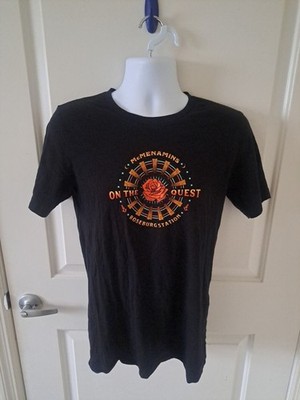 McMenamins Size M Roseburg Station On The Quest Tee Shirt Black Cotton Graphic