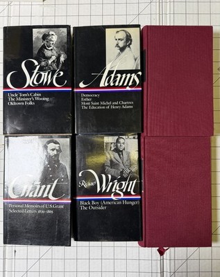 Everyman s Library Classics 6 Book Lot Stendhal Adams Stowe Grant Wright HC/DJ
