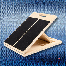 Slant Board for Calf Stretching   Adjustable Wooden Calf Stretch Board Uwaomah